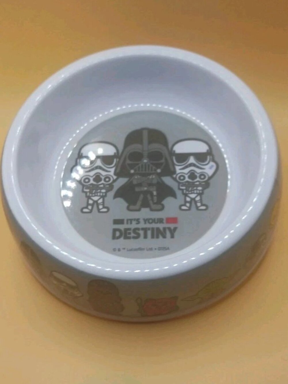 Disney STAR WARS Pet Dog Cat Food Water Bowl For Small Dog / Puppy